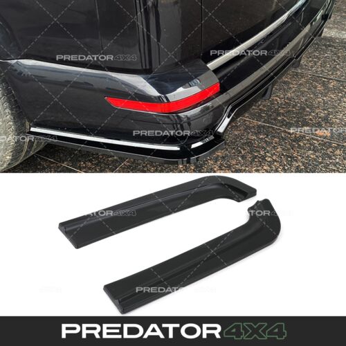 Rear black diffuser bumper - black,