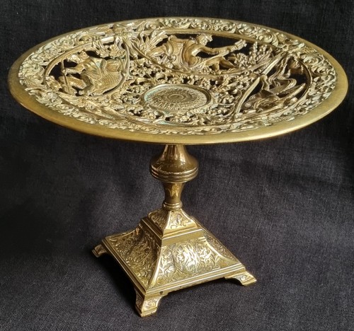 Antique bronze tazza - antique,