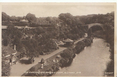 Scotland postcard tea - scotland,