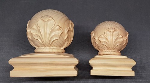 Stair newel post ball - stair, cap