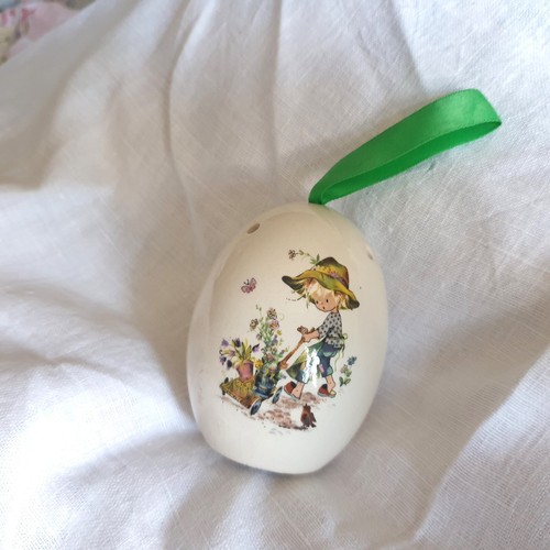 Vintage 60s ceramic pomander - vintage,
