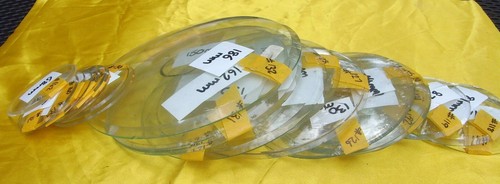 Clock glasses convex - ,