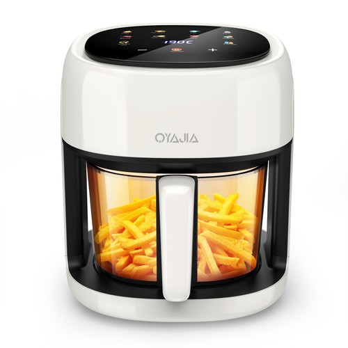 Glass air fryer healthy - 5l,