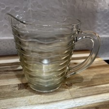Vintage Glass Water Jug Cast