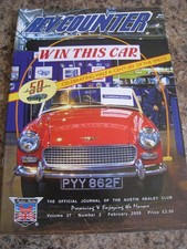 REVCOUNTER FEB 2008 RACE LEGEND VISITS SCOTTISH HEALEYS CAR SHOW BIRMINGHAM DONI