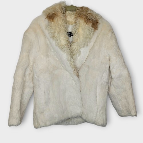 Vtg niki rabbit fur curly - fur, lamb