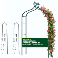 Garden Arch With Ground Stakes