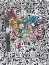 Bulk Lot Shopkins Shoppies Dolls#C13 play dolls with stands and clothes