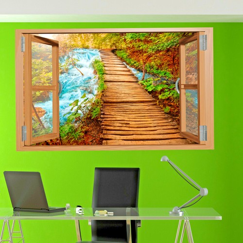 Wooden cabin window river - cabin,