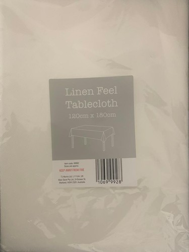 Linen feel table cloth plain - linen,