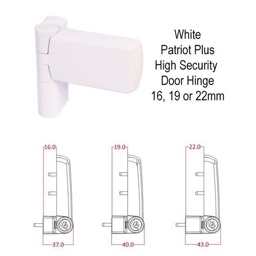 Upvc door flag hinge - flag, trojan