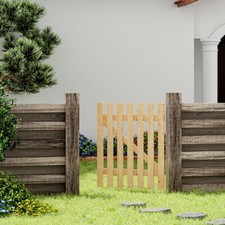 Wood Garden Gate Pedestrian