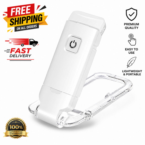 Led usb rechargeable clip - usb, clip-on