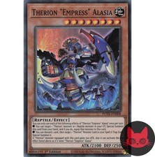 Yugioh Therion "Empress" Alasia POTE-EN008 Super Rare 1st Edition NM