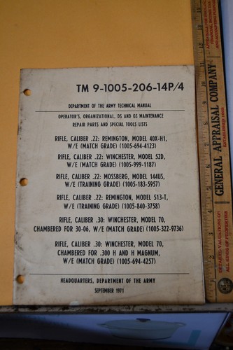 1971 army manual rifle 40x - army, 40x-h1