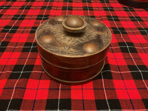 Vintage hand turned wooden - vintage,