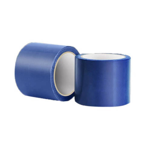 Blue pvc tarp repair - blue, tape