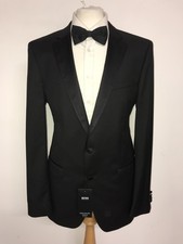 HUGO BOSS - Mens BLACK WOOL