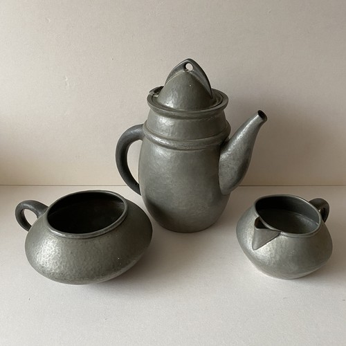 Tudric hammered pewter - tudric, coffee