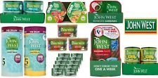 John West Tinned Tuna Wild Pacific Red Salmon Mackerel Fillets Tuna Chunks Sardi