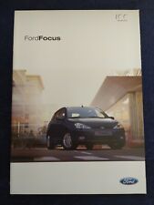 Ford Focus Ambiente Finesse Ghia Trend Futura ST170 Brochure 08/2003