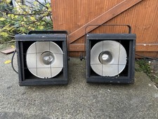 Vintage Retro Theatre Lights - 500W Strand Electric Patt 60 Pair Working