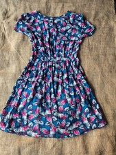 Billie & Blossom Petite Butterfly Print Viscose Dress, UK 10 Petite