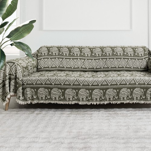 Large boho sofa throw - large,