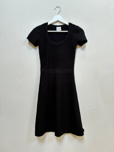 Reiss black knit knee length - reiss,