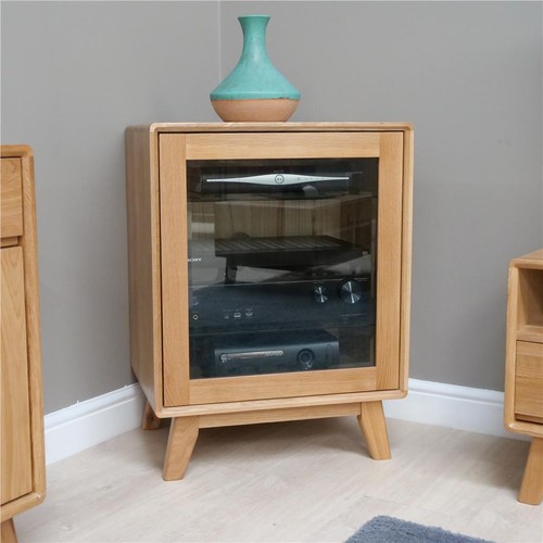 Solid oak cabinet - solid,