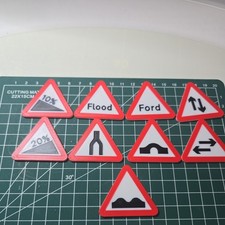 Road signs toy printed - signs,