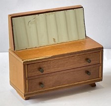 Vintage dolls house bedroom - house,