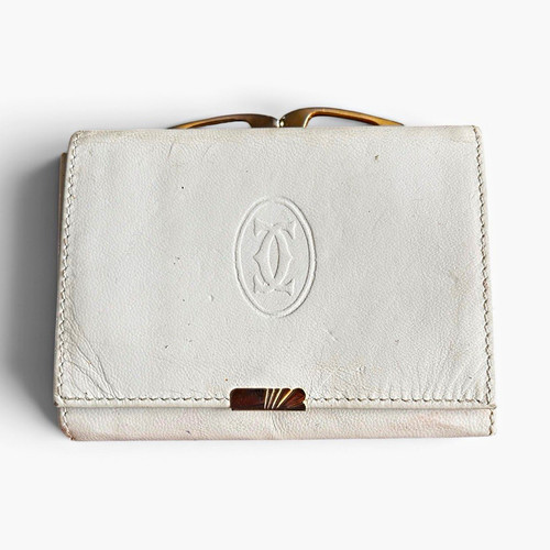 Cartier paris white - cartier, leather