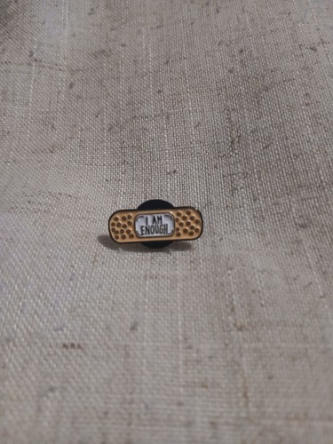 Pin badge enough - i,