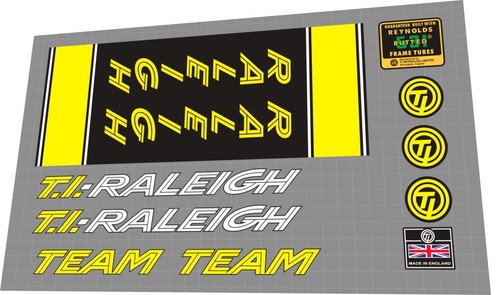 Raleigh team frame - t.i.,