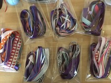 10 X 1m Length Bundle Mixed Ribbon Mixed Colours And Sizes Off cuts