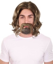 Big Lebowski Wig, Men's Dark
