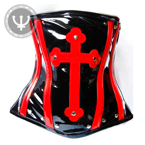 Corset underbust red blood - corset,