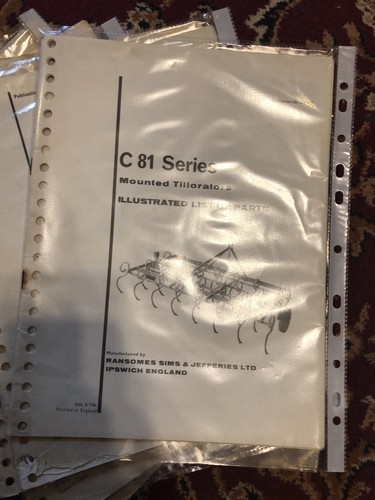 Ransome plough instructions - plough,