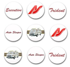 25mm  BUTTON BADGES X9