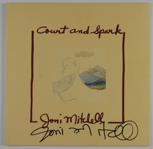 Joni mitchell autograph jsa - joni,