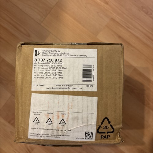 Grundfos worcester bosch upmo - worcester,