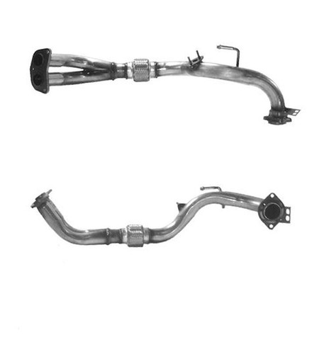 Front exhaust pipe and - front,