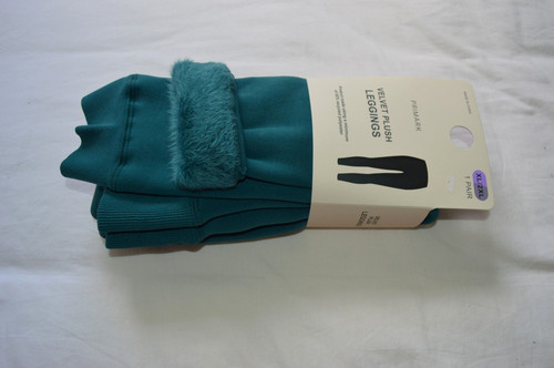 New plush leggings - plush, velvet