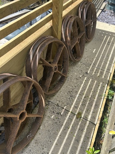 Vintage cast iron spoked - vintage,
