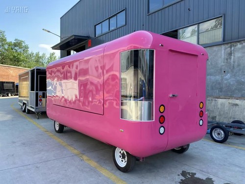 Pink single axle catering - pink,
