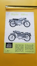 Moto Guzzi Zigolo 110 1961 original motorcycle brochure brochure
