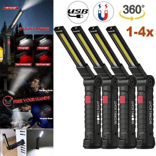 4pcs work light rechargeable - 1-4pcs,