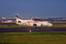 PHOTO  REX SAAB 340B VH-RXS AT THE CHARLES KINGSFORD SMITH AIRPORT SYDNEY