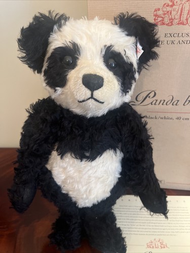 Steiff panda bear - steiff,